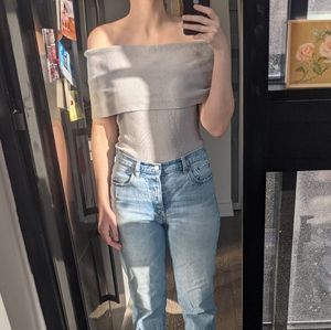 Wilfred Off Shoulder Knit Top